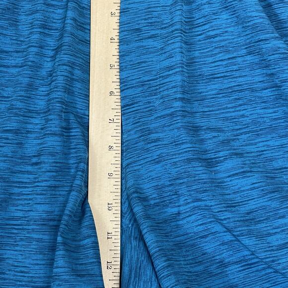 Lululemon Swim Trunk Mens M Blue Channel Cross Mesh Lined Stretch Drawstring - Picture 6 of 13